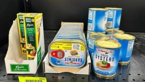 (25)- ASSORTED CANNED GOODS