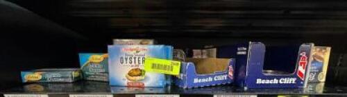 (18)- ASSORTED CANNED SARDINES & OYSTERS