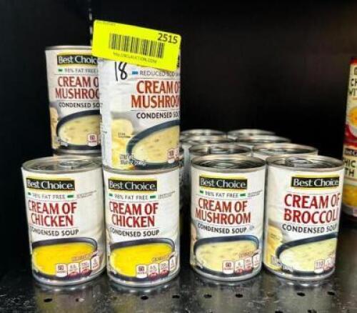 (18)- CANS OF SOUP