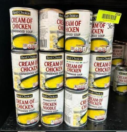 (36)- CREAM OF CHICKEN SOUPS