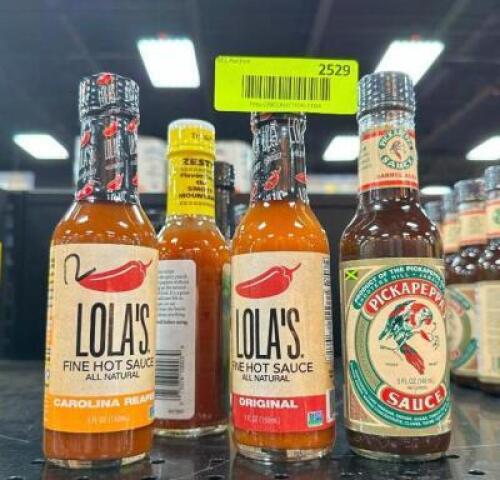 (16)- BOTTLES OF ASSORTED SAUCES