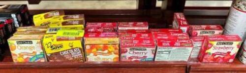 (22)- ASSORTED PUDDING AND JELLO MIXES