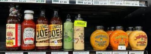 (15)- ASSORTED SAUCES