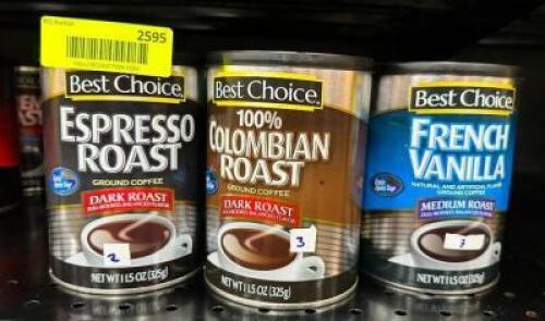 (8)- CANS OF COFFEE