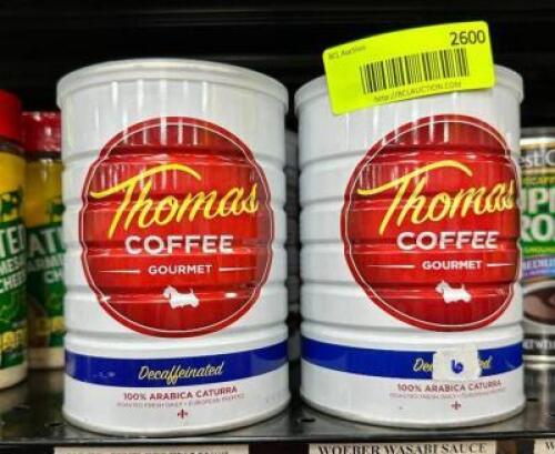 (6)- CANS OF DECAF COFFEE