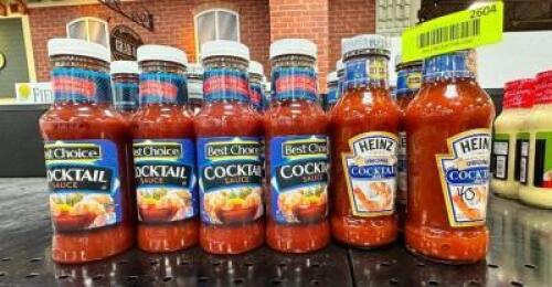 (40)- BOTTLES OF COCKTAIL SAUCE