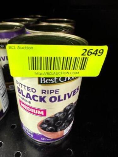 (7)- BLACK OLIVE CANS