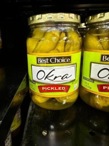 (12)- PICKLED OKRA JARS