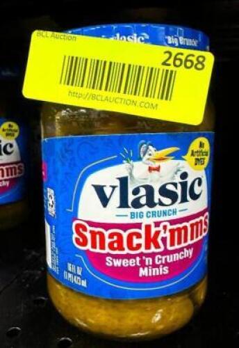 (6)- JARS OF PICKLES