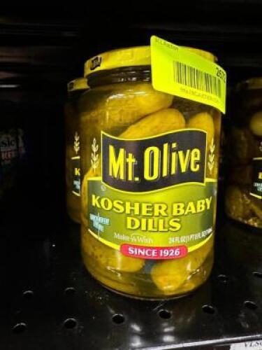 (3)- JARS OF PICKLES