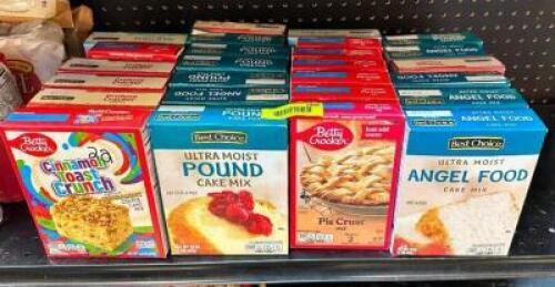 (22)- ASSORTED CAKE MIXES