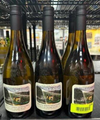 (4) BOTTLES OF BONNY DOON VINEYARD CIGARE BLANC