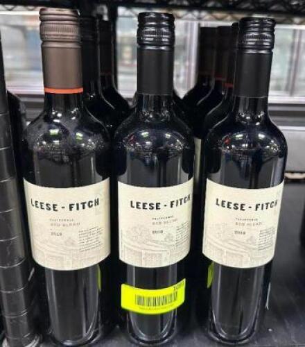 (12) BOTTLES OF LEESE FITCH 2019 RED BLEND