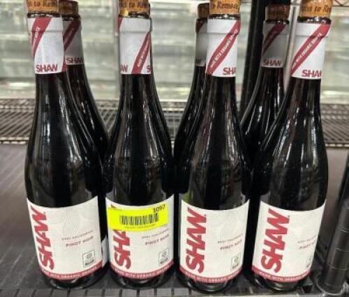 (8) BOTTLES OF SHAW PINOT NOIR 2021