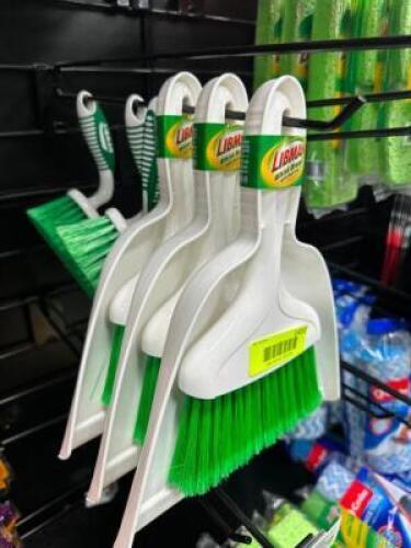 DUST PANS AND BRUSHES