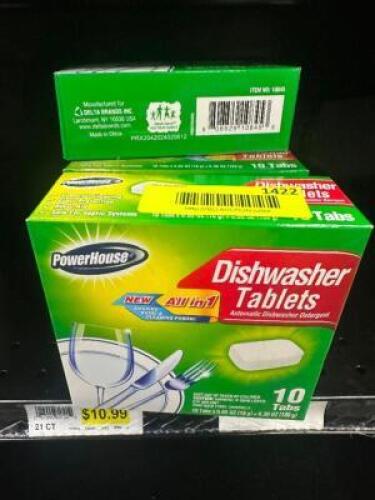 (5) BOXES OF DISHWASHER TABLETS