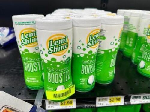 (10) BOTTLES OF LEMI SHINE BOOSTER DETERGENT