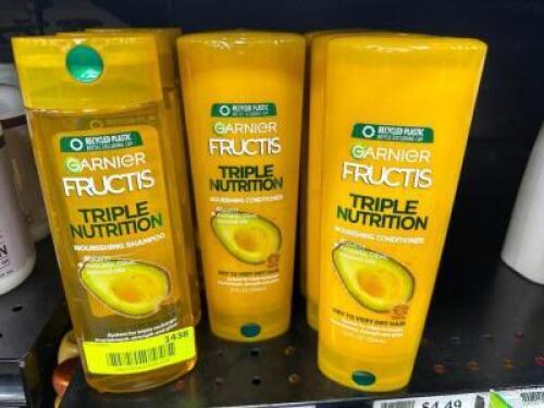 (8) BOTTLES OF FRUCTIS CONDITIONER