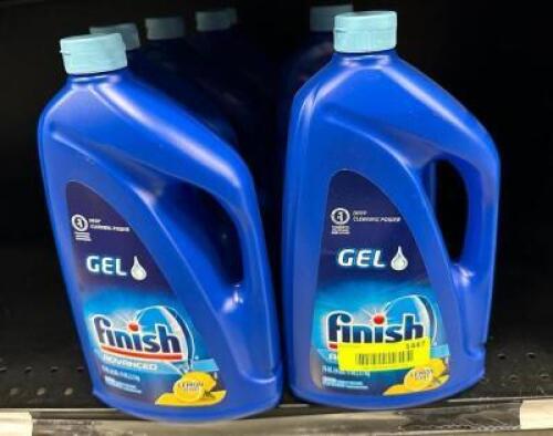 (7) BOTTLES OF GEL FINISH DISHWASHER DETERGENT