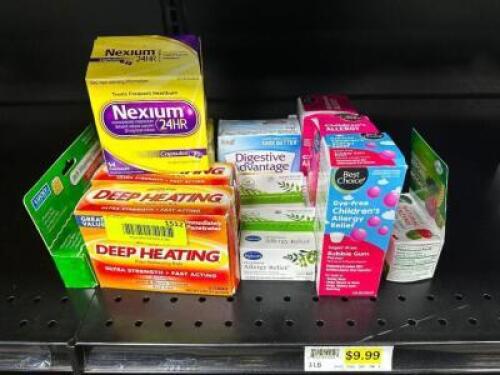 (10) ASSORTED MEDICATIONS AND OINTMENTS