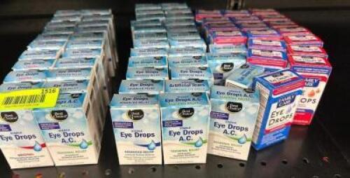 (60) ASSORTED RYR DROPS