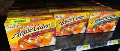 (12) BOXES OF APPLE CIDER