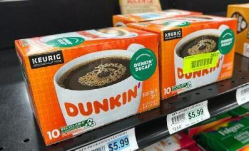 (3) BOXES OF DUNKIN COFFEE SINGLES
