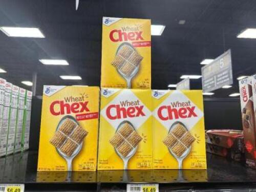 NAME: (4) BOXES OF CHEX WHEAT CEREAL.