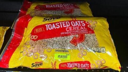 (2) BAGS OF TOASTED OATS CEREAL