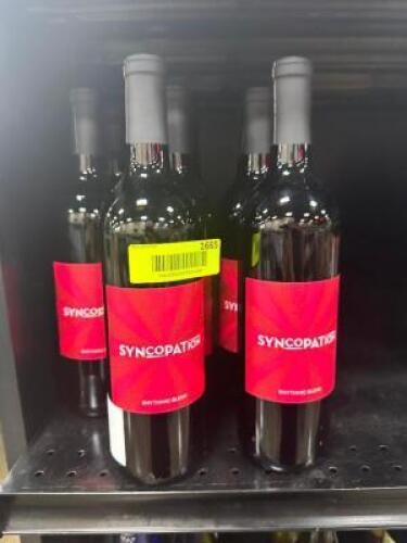 (10) BOTTLES OF SYNCOPATION WINE.
