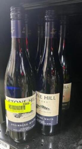 (5) BOTTLES OF ONE HILL WHITE WINE