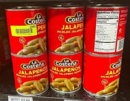 (24) - PC. SET OF PICKLED JALAPENOS