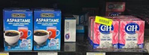 (20) - PC. SET OF SWEETENER AND SUGAR CUBES