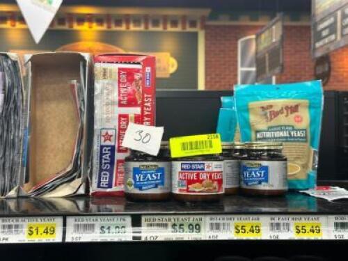 (30) - PC. SET OF YEAST