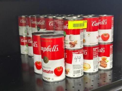 (44) - PC. SET OF CANNED SOUP