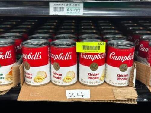 (24) - PC. SET OF CANNED SOUP