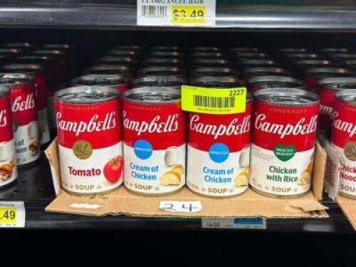 (24) - PC. SET OF CANNED SOUP