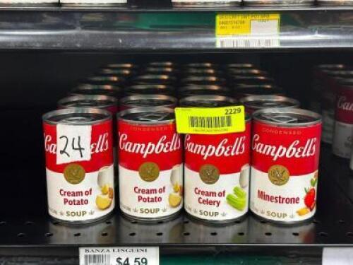 (24) - PC. SET OF CANNED SOUP