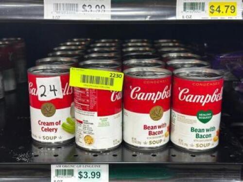 (24) - PC. SET OF CANNED SOUP