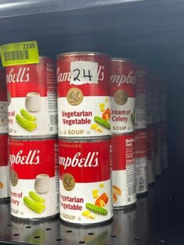 (24) - PC. SET OF CANNED SOUP