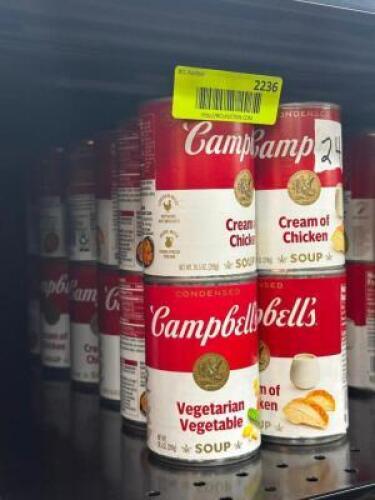 (24) - PC. SET OF CANNED SOUP