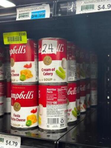 (24) - PC. SET OF CANNED SOUP