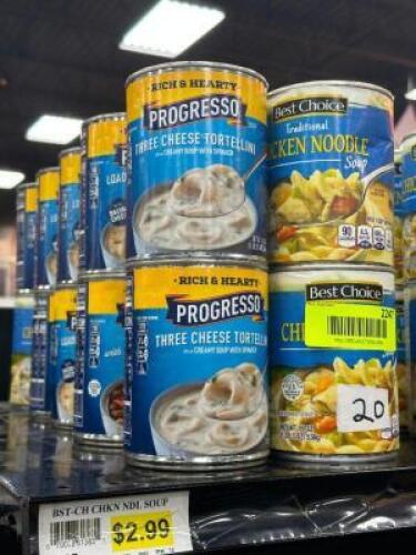(20) - PC. SET OF CANNED SOUP