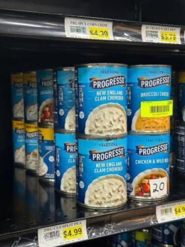 (20) - PC. SET OF CANNED SOUP