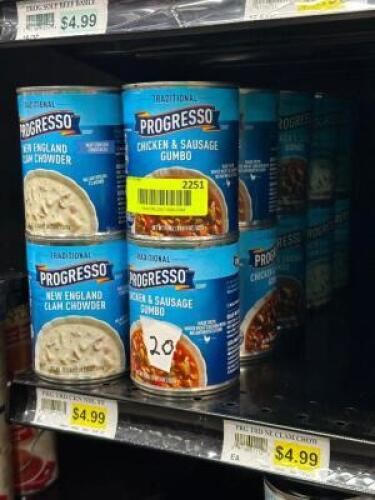 (20) - PC. SET OF CANNED SOUP