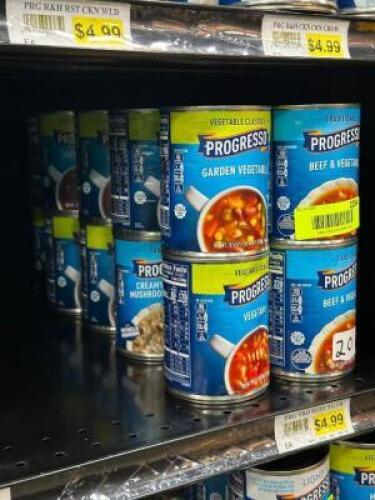 (20) - PC. SET OF CANNED SOUP