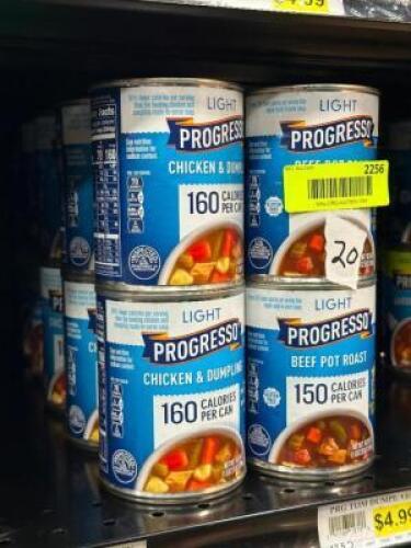 (20) - PC. SET OF CANNED SOUP