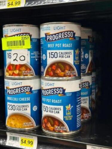(20) - PC. SET OF CANNED SOUP