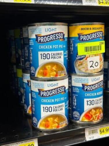 (20) - PC. SET OF CANNED SOUP