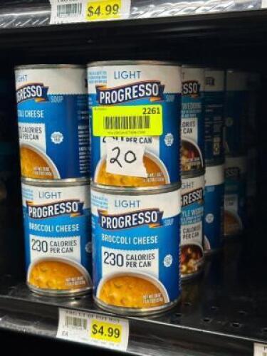 (20) - PC. SET OF CANNED SOUP
